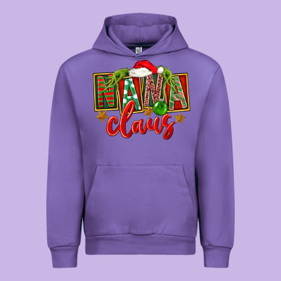 Christmas Nana Claus Urban Hoodie Designed By Fadigitalartstudio