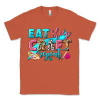 Copper eat sleep craft repeat Classic Tee - NancyCooperArtShop