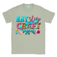 Matcha eat sleep craft repeat Classic Tee - NancyCooperArtShop