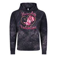 Cloud Black howdy valentine Vintage Hoodie - MaliasSmallBusiness