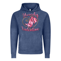 Vintage Denim howdy valentine Vintage Hoodie - MaliasSmallBusiness