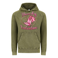 Vintage Olive howdy valentine Vintage Hoodie - MaliasSmallBusiness