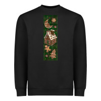 Black christmas pen wraps Heavyweight Sweatshirt - BundleAndBundleShop