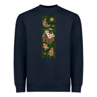 Navy christmas pen wraps Heavyweight Sweatshirt - BundleAndBundleShop