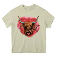 Mossy highland cow valentines Heavy Core Tee - JahusDesignShop
