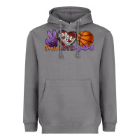 Storm peace love basketball Heavyweight Hoodie - HowdyJamesFarm