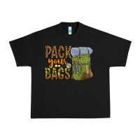 Black pack your bags Urban Heavy Tee - NancyCooperArtShop