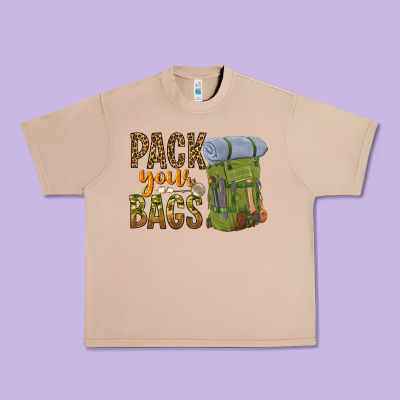Pack Your Bags Urban Heavy Tee Designed By Nancycooperartshop