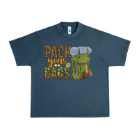 Midnight Navy pack your bags Urban Heavy Tee - NancyCooperArtShop