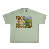 Oil Green pack your bags Urban Heavy Tee - NancyCooperArtShop