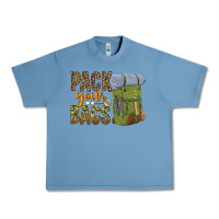Pebble Blue pack your bags Urban Heavy Tee - NancyCooperArtShop
