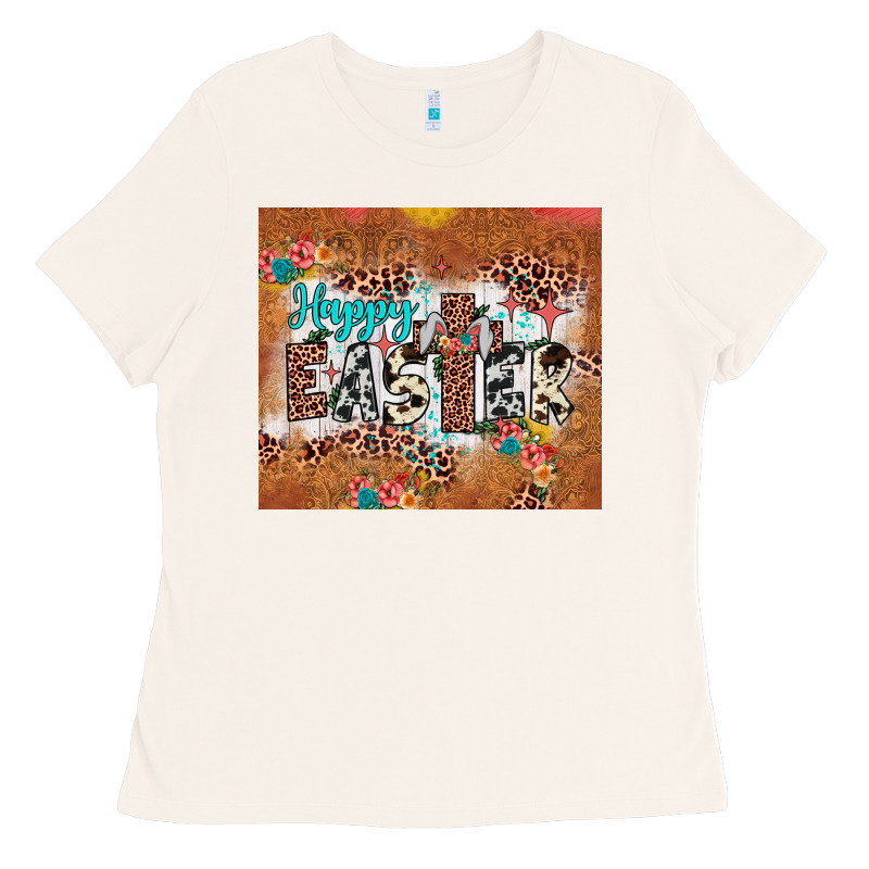 Happy Easter Cross Ladies Tee by JahusDesignShop | Teevron