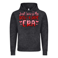 Vintage Black just loving my self love era Vintage Hoodie - MaliasSmallBusiness