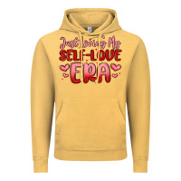 Vintage Mustard just loving my self love era Vintage Hoodie - MaliasSmallBusiness