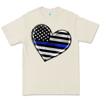 Bone american thin blue line flag Premium Tee - Artiststas