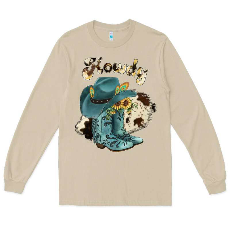 Howdy Long Sleeve Tee by JahusDesignShop | Teevron