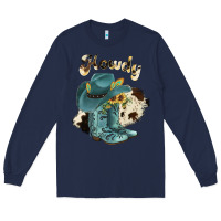 Navy howdy Long Sleeve Tee - JahusDesignShop
