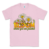 Bubblegum Pink bloom where you are planted Classic Tee - NancyCooperArtShop