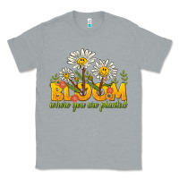 Heather Grey bloom where you are planted Classic Tee - NancyCooperArtShop