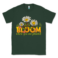 Sports Green bloom where you are planted Classic Tee - NancyCooperArtShop