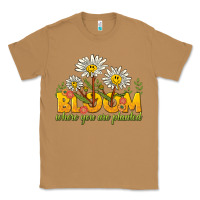 Toasted Coconut bloom where you are planted Classic Tee - NancyCooperArtShop