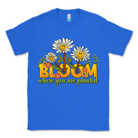 True Royal bloom where you are planted Classic Tee - NancyCooperArtShop