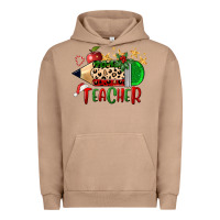 Pigment Burro Christmas Teacher Pencil Urban Hoodie - FaDigitalArtStudio