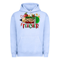 Pigment Grape Ice Christmas Teacher Pencil Urban Hoodie - FaDigitalArtStudio
