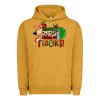 Pigment Peanut Butter Christmas Teacher Pencil Urban Hoodie - FaDigitalArtStudio