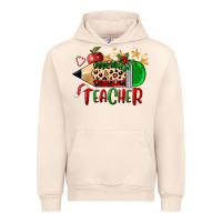 Sandshell Christmas Teacher Pencil Urban Hoodie - FaDigitalArtStudio