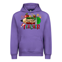 Christmas Teacher Pencil Urban Hoodie | Teevron