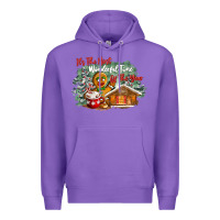 Purple its the wonderful time of the year Premium Hoodie - CowGirlArtShop