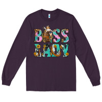Plum Boss Lady Long Sleeve Tee - BundleAndBundleShop