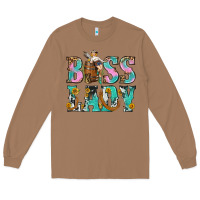 Toasted Coconut Boss Lady Long Sleeve Tee - BundleAndBundleShop
