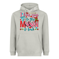Moon Dust I love you to the moon and back Valentine's Day Heavyweight Hoodie - HowdyJamesFarm