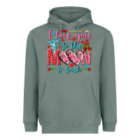 Sage I love you to the moon and back Valentine's Day Heavyweight Hoodie - HowdyJamesFarm