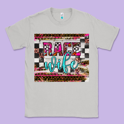 Race Wife Classic Tee Designed By Jahusdesignshop