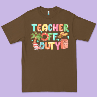 Teacher Off Duty Summer Premium Tee Designed By Jahusdesignshop