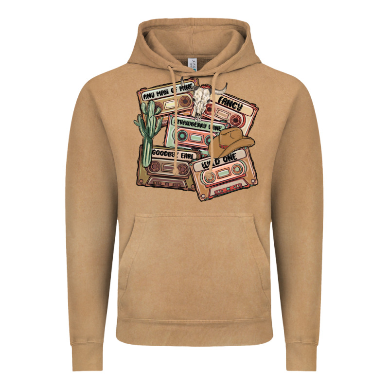 90s Country Cassette Tapes Vintage Hoodie by MaliasSmallBusiness | Teevron