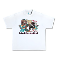 White pca patient care assistant western Urban Heavy Tee - NancyCooperArtShop