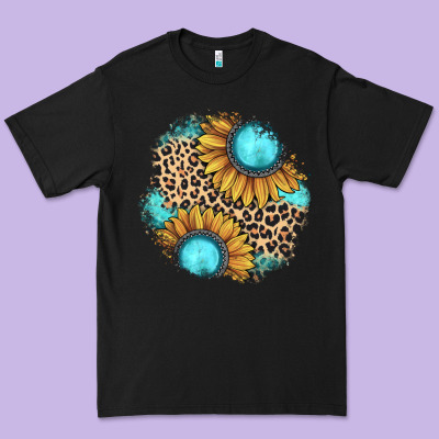 Gemstone Leopard Patch Premium Tee Designed By Jahusdesignshop