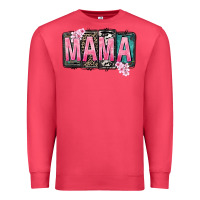 Cardinal Mama vibes Mother's Day Premium Sweatshirt - CowGirlArtShop