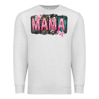 Oatmeal Heather Mama vibes Mother's Day Premium Sweatshirt - CowGirlArtShop