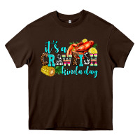 Chocolate Brown its a crawfish kinda day Heavy Core Tee - AdoDesignShop