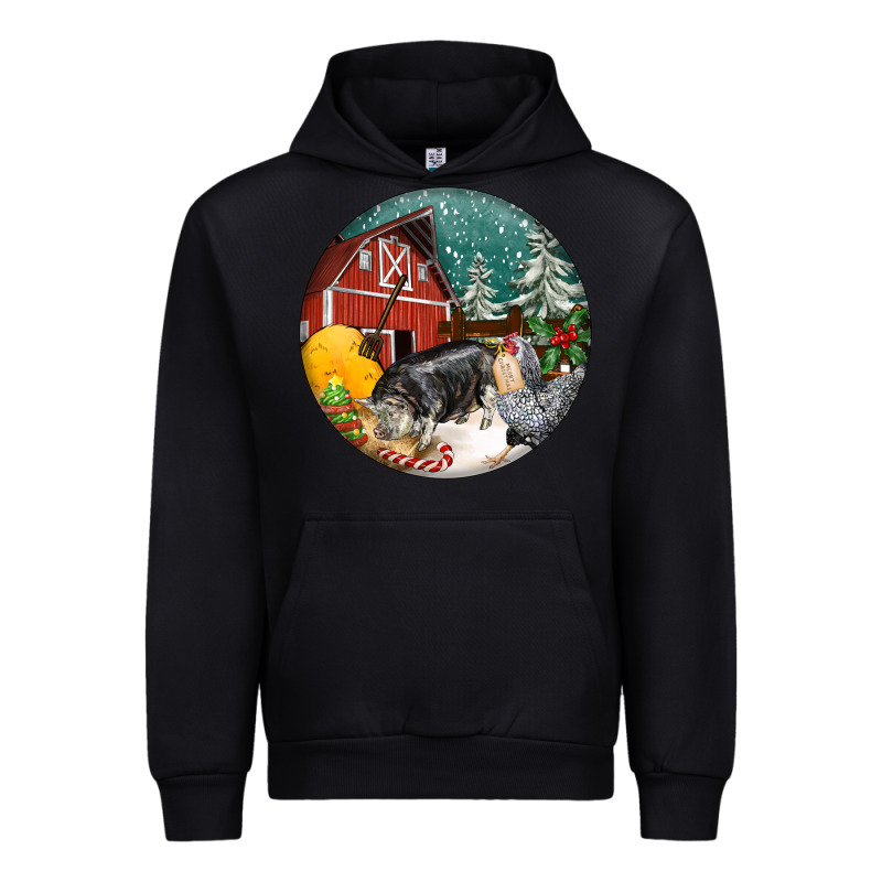 Christmas On The Farm Urban Hoodie by FaDigitalArtStudio | Teevron