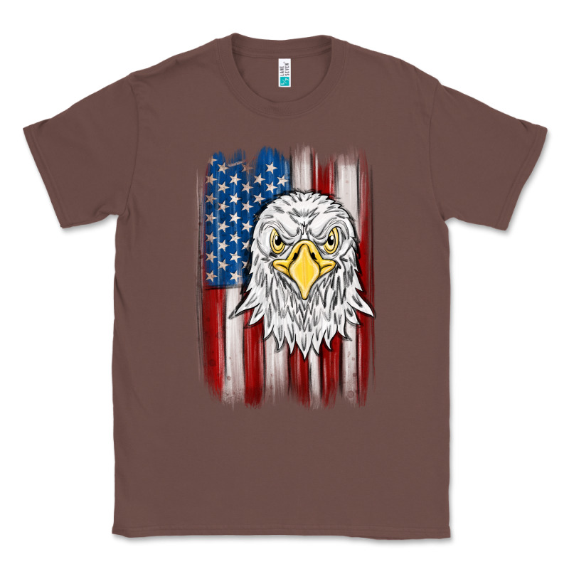 American Flag Eagle Classic Tee by MaliasSmallBusiness | Teevron