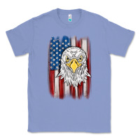 Colony Blue American flag eagle Classic Tee - MaliasSmallBusiness