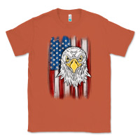 Copper American flag eagle Classic Tee - MaliasSmallBusiness
