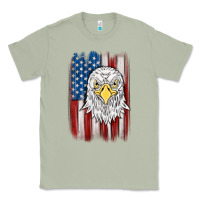 Matcha American flag eagle Classic Tee - MaliasSmallBusiness