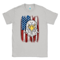 Moon Dust American flag eagle Classic Tee - MaliasSmallBusiness